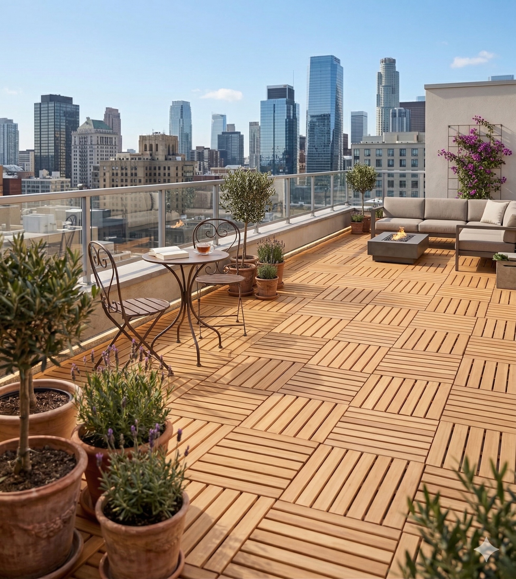 Brazilian Garapa Deck Tiles